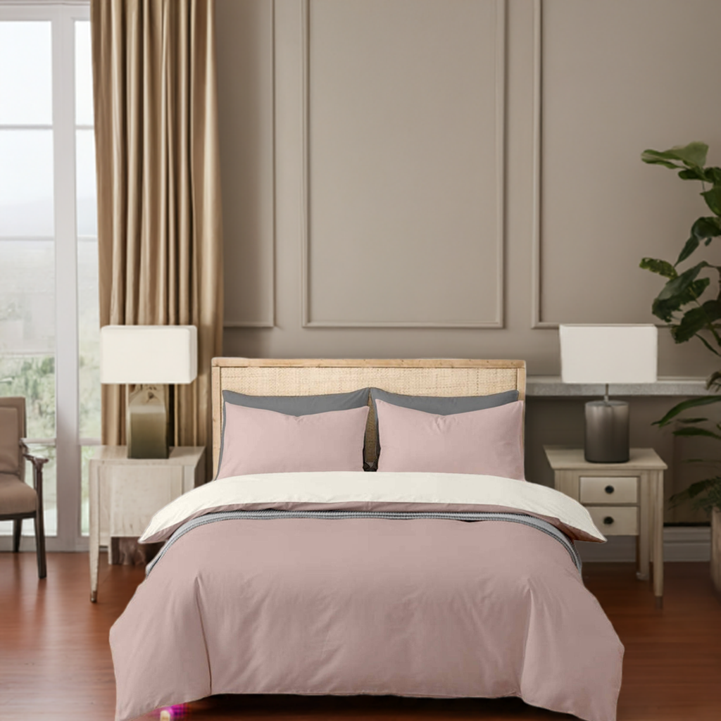 Cameo Rose Cotton Bedsheet Set 210 TC