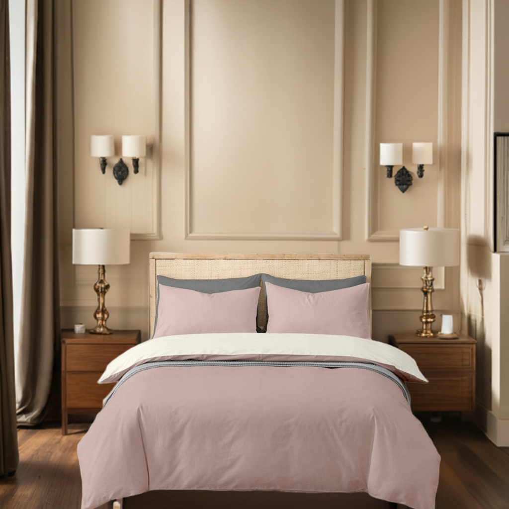 Cameo Rose Cotton Bedsheet Set 210 TC