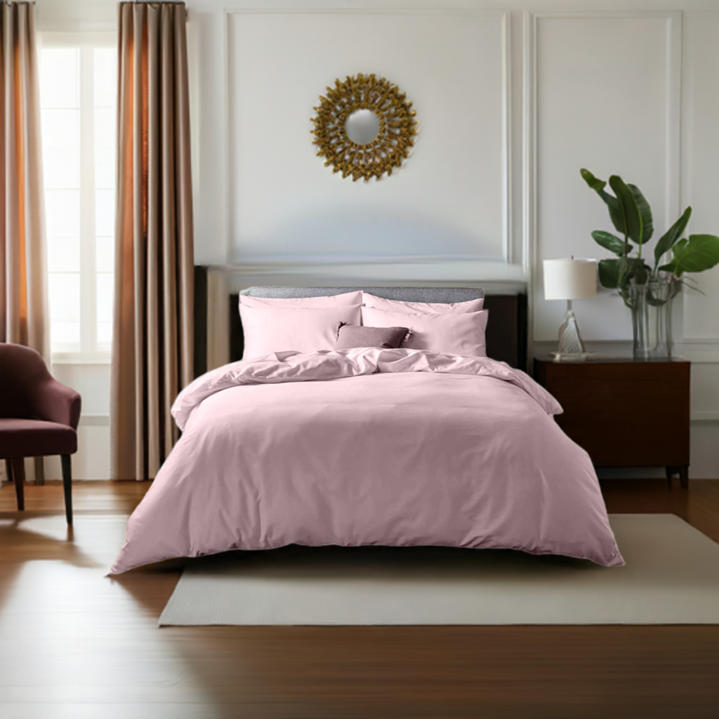 Cameo Rose Cotton Bedsheet Set 300 TC