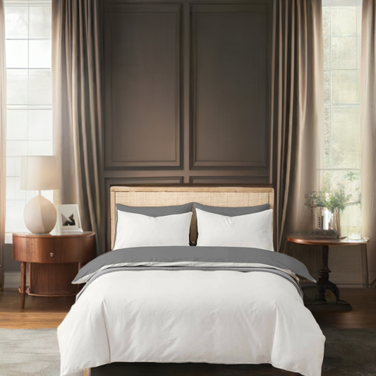 Ivory Cotton Bedsheet Set 210 TC